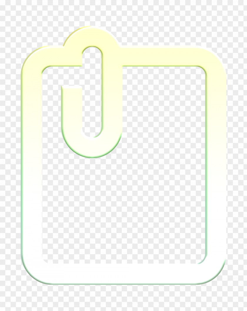 UI-UX Interface Icon Attached Attach PNG