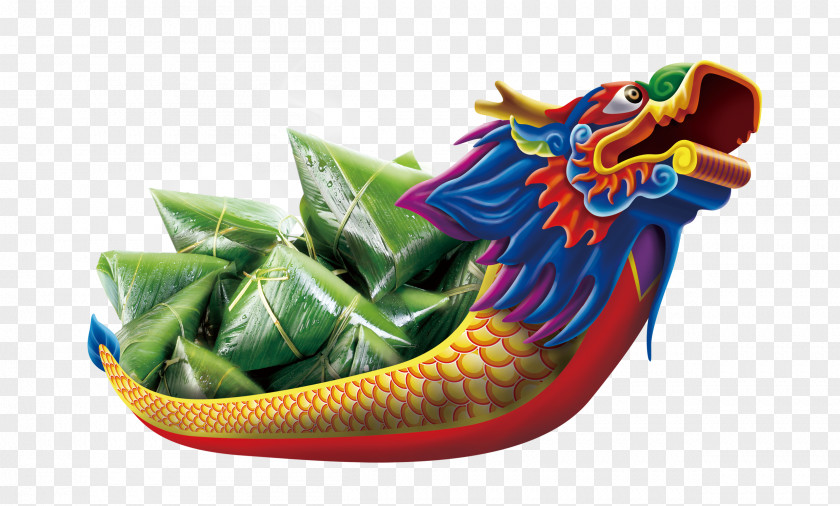 Dragon Boat Run Dumplings Zongzi Festival Bateau-dragon Illustration PNG