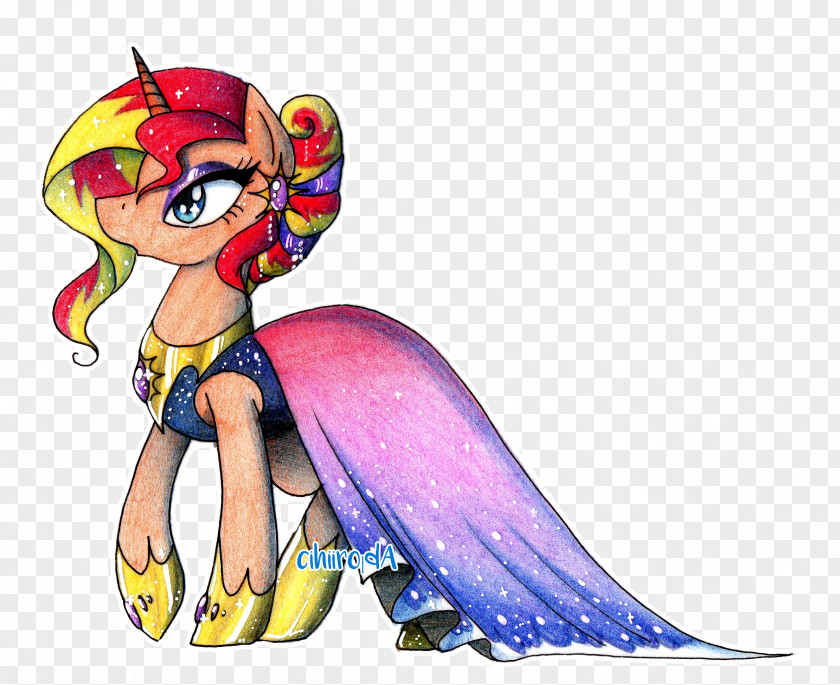 Gallop Sunset Shimmer Applejack Rainbow Dash Dress Art PNG