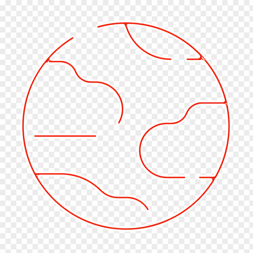 Line Art Drawing Circle Icon Earth Global PNG