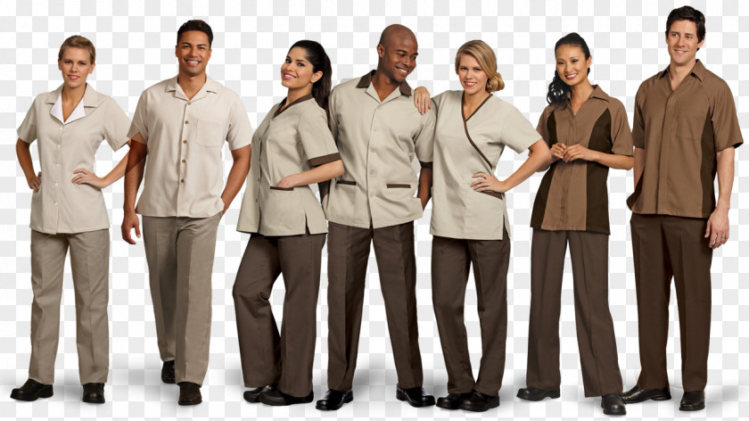 Multi-style Uniforms T-shirt Uniform Housekeeping Sleeve PNG
