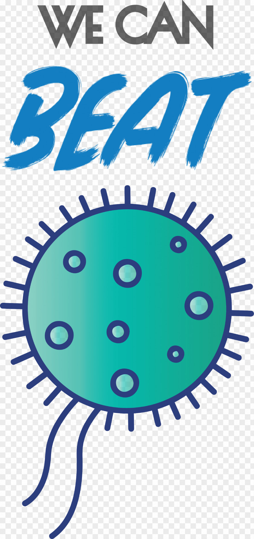 We Can Beat Coronavirus PNG