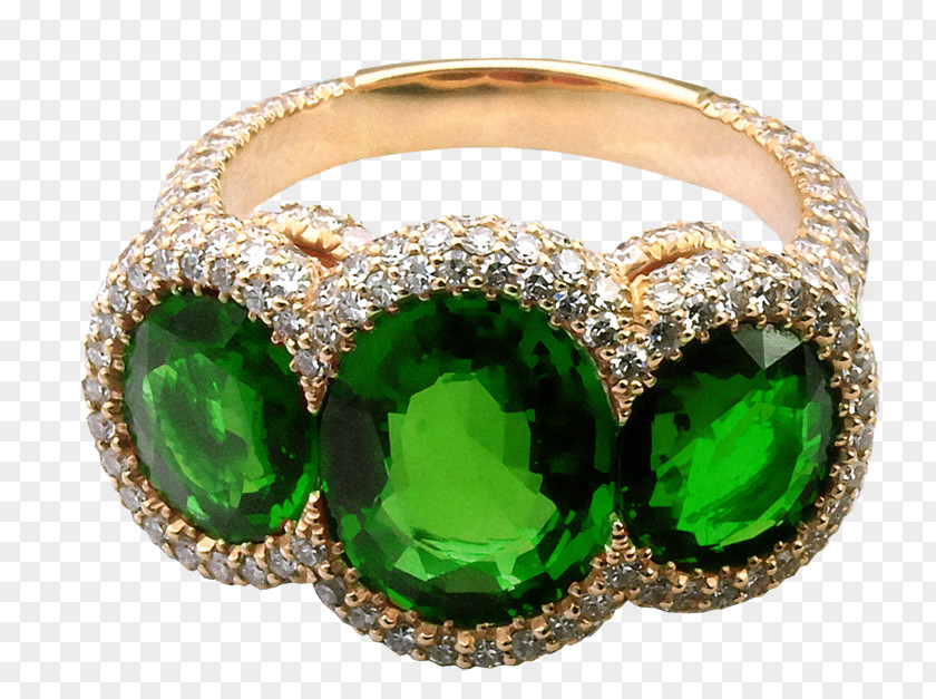 Emerald Ring Gemstone PNG