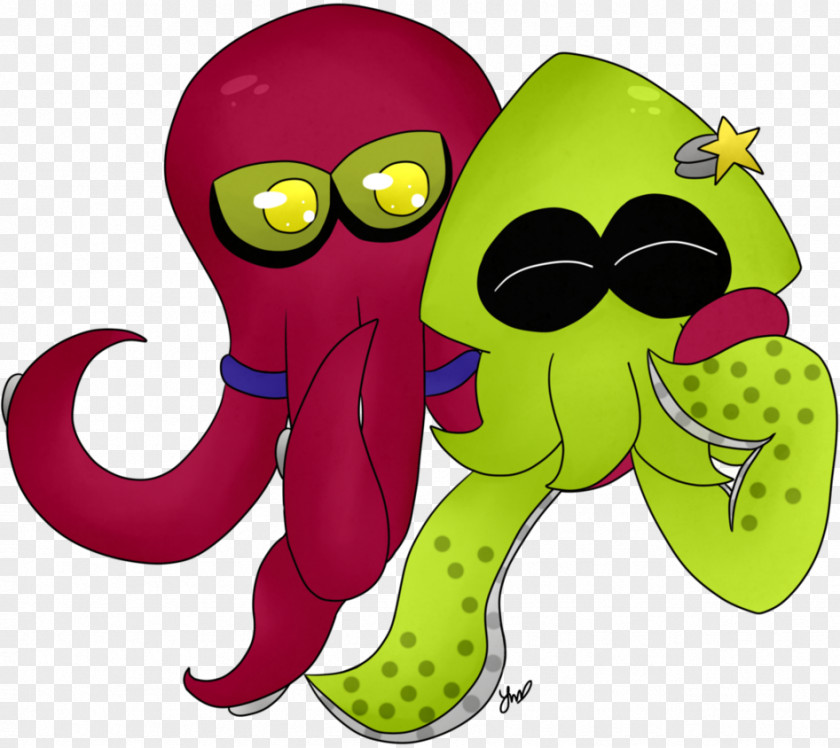 Splash Splatoon Octopus Green Clip Art PNG