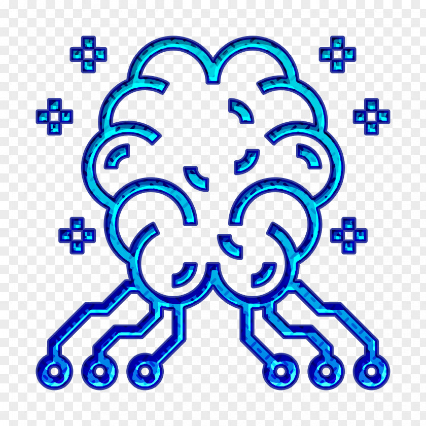 STEM Icon Brain AI PNG