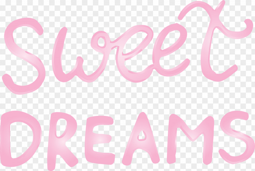 Sweet Dreams Calligraphy PNG