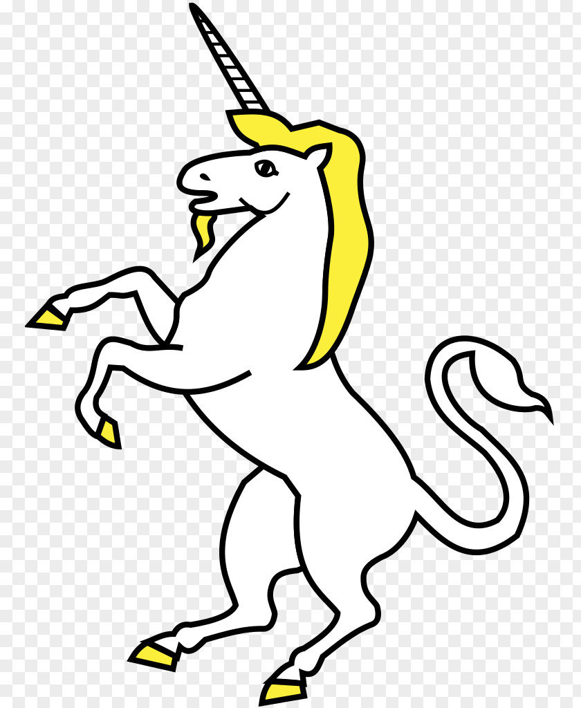 Unicorn Coat Of Arms Drawing Einhorn Heraldry PNG