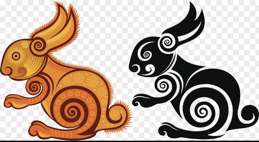 Zodiac Rabbit Tiger Chinese Snake Rooster PNG