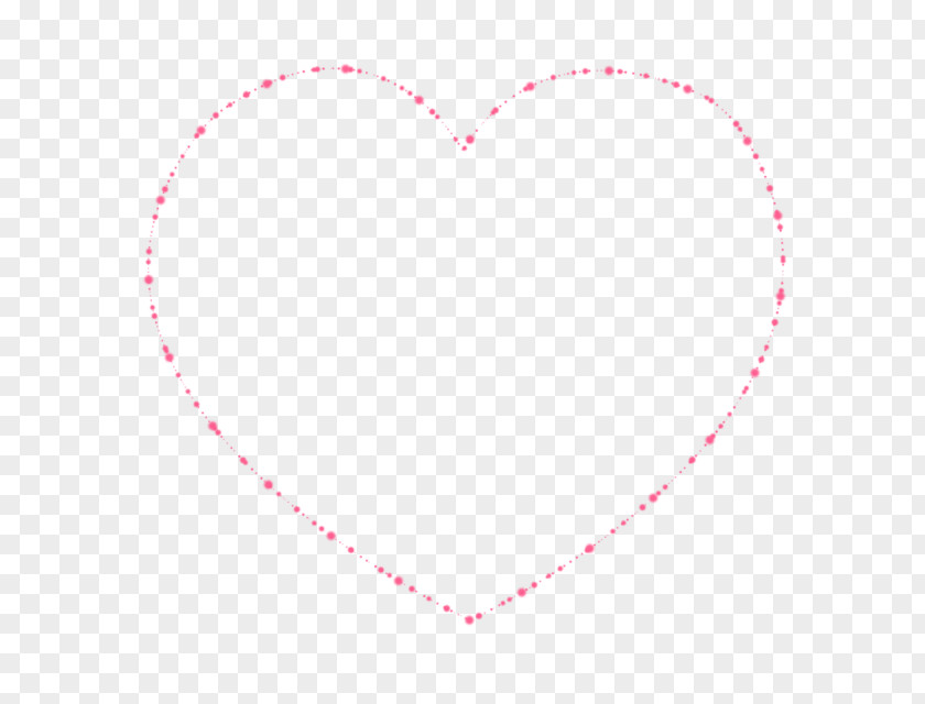 Baby Pink Heart Line Point Font Pattern PNG