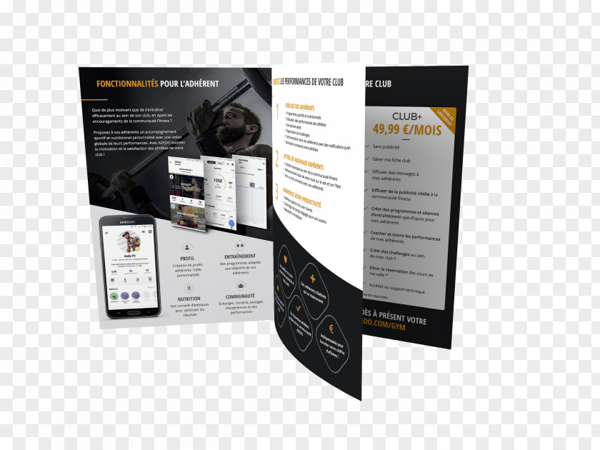 Brochure Mockup Graphic Artist Designer Multimedia Création Graphique PNG