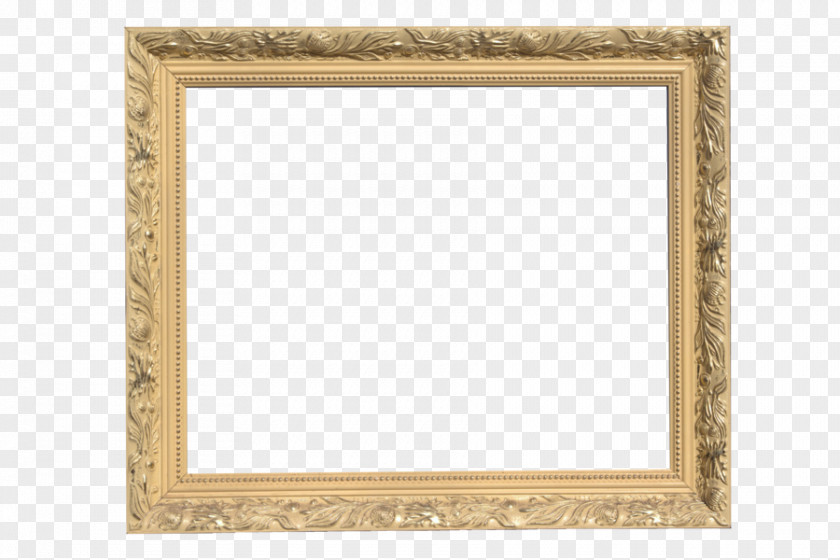 Gold Picture Frames Stock Photography Mirror PNG