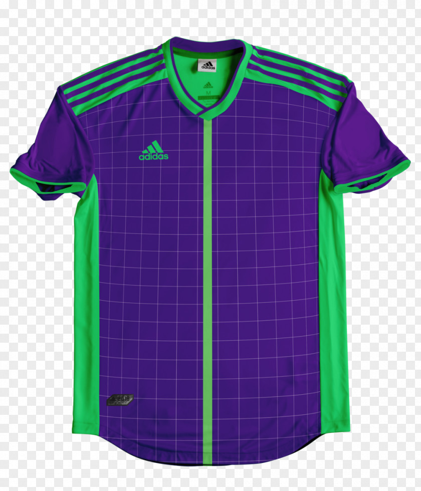 T-shirt Sports Fan Jersey Tartan Sleeve Button PNG