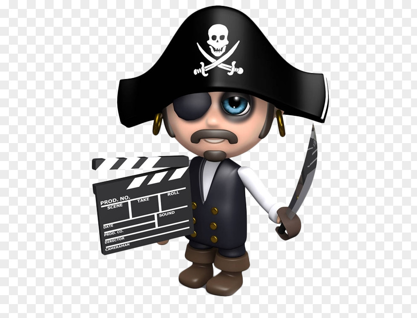 The Pirate Captain Took Log Card Cartoon Piracy Clapperboard Royalty-free Photography PNG