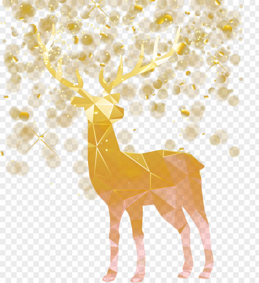 Vector Christmas Decoration Elk Idea Creativity PNG