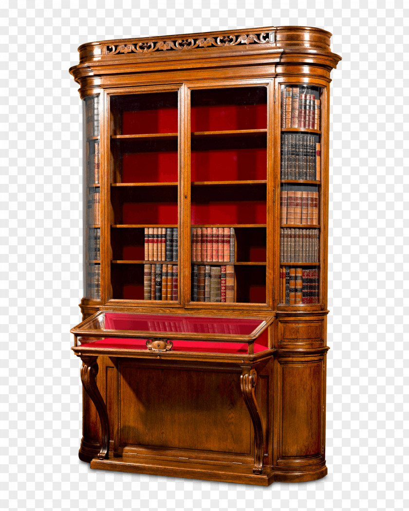 American Victorian Sofas Bookcase Antique Furniture Shelf Display Case PNG