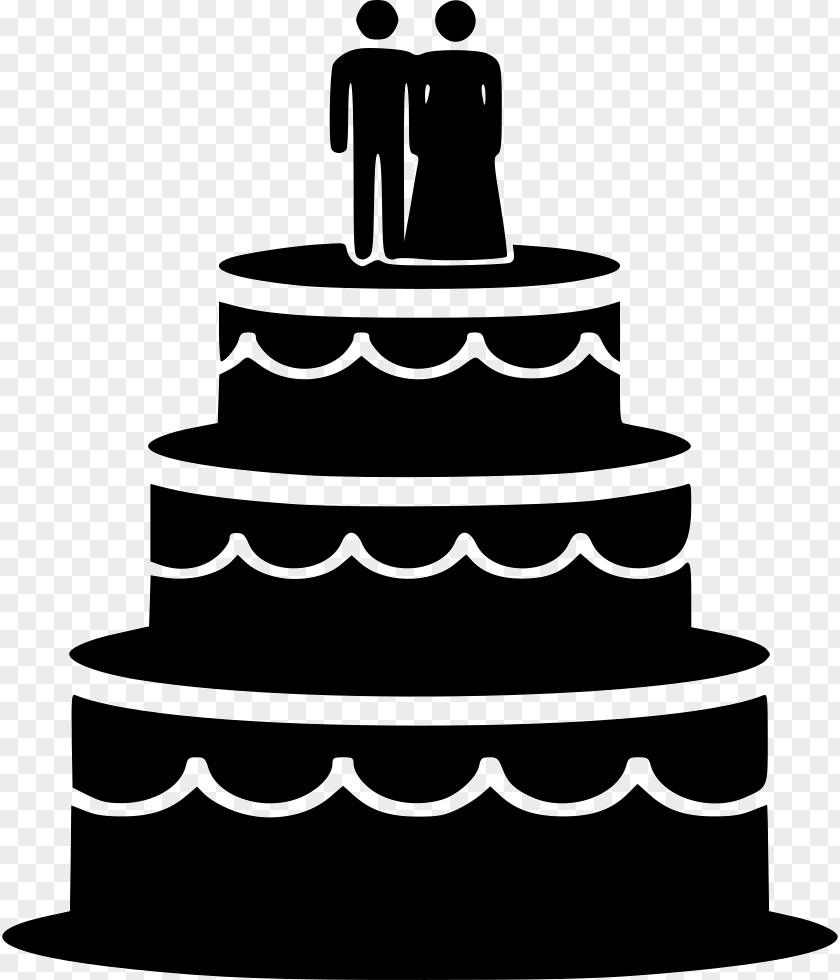 Bride And Groom Silhouette Wedding Cake Frosting & Icing Torte Clip Art PNG