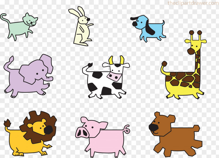 Cmyk Cattle Dog Clip Art PNG