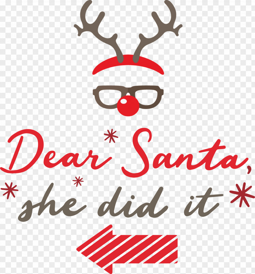 Dear Santa Claus Christmas PNG