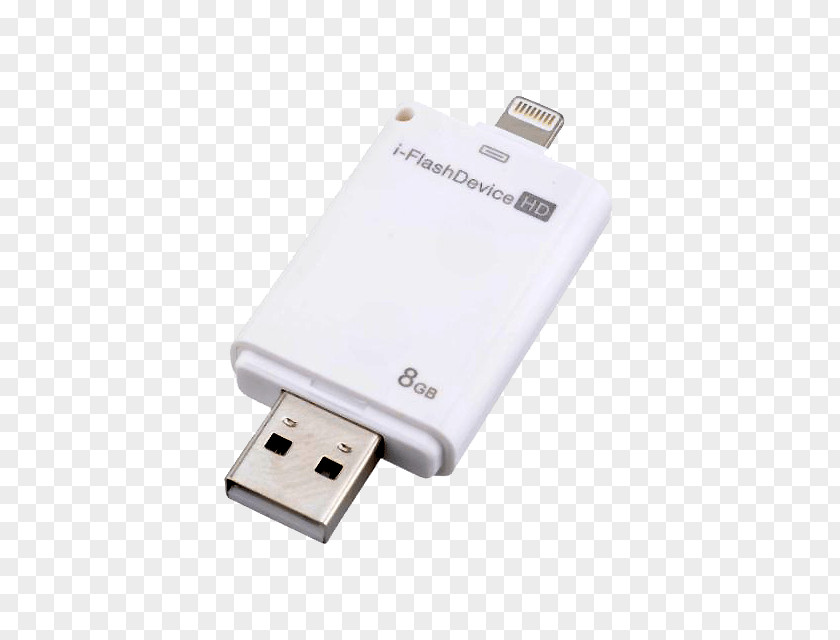 Lightning Adapter USB Flash Drives IPod Touch Computer PNG