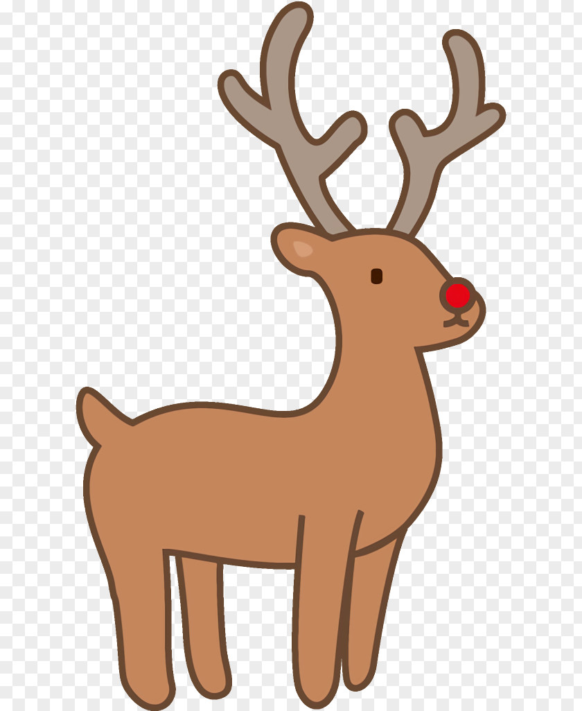 Tail Moose Reindeer Christmas PNG