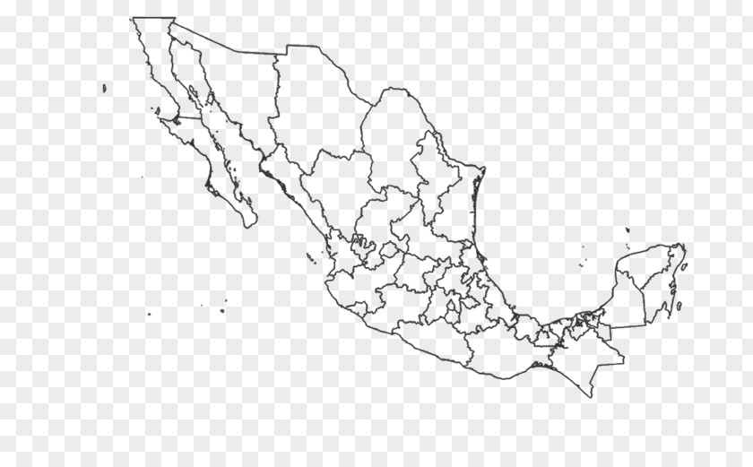 United States Administrative Divisions Of Mexico Blank Map Chiapas PNG