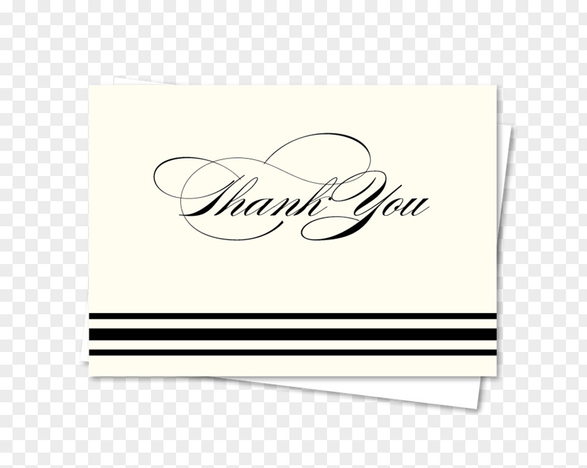 Corporate Business Card Handwriting Calligraphy Letter Of Thanks Font PNG