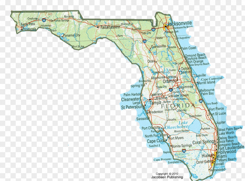 Information Map Florida City Road Mapa Polityczna PNG