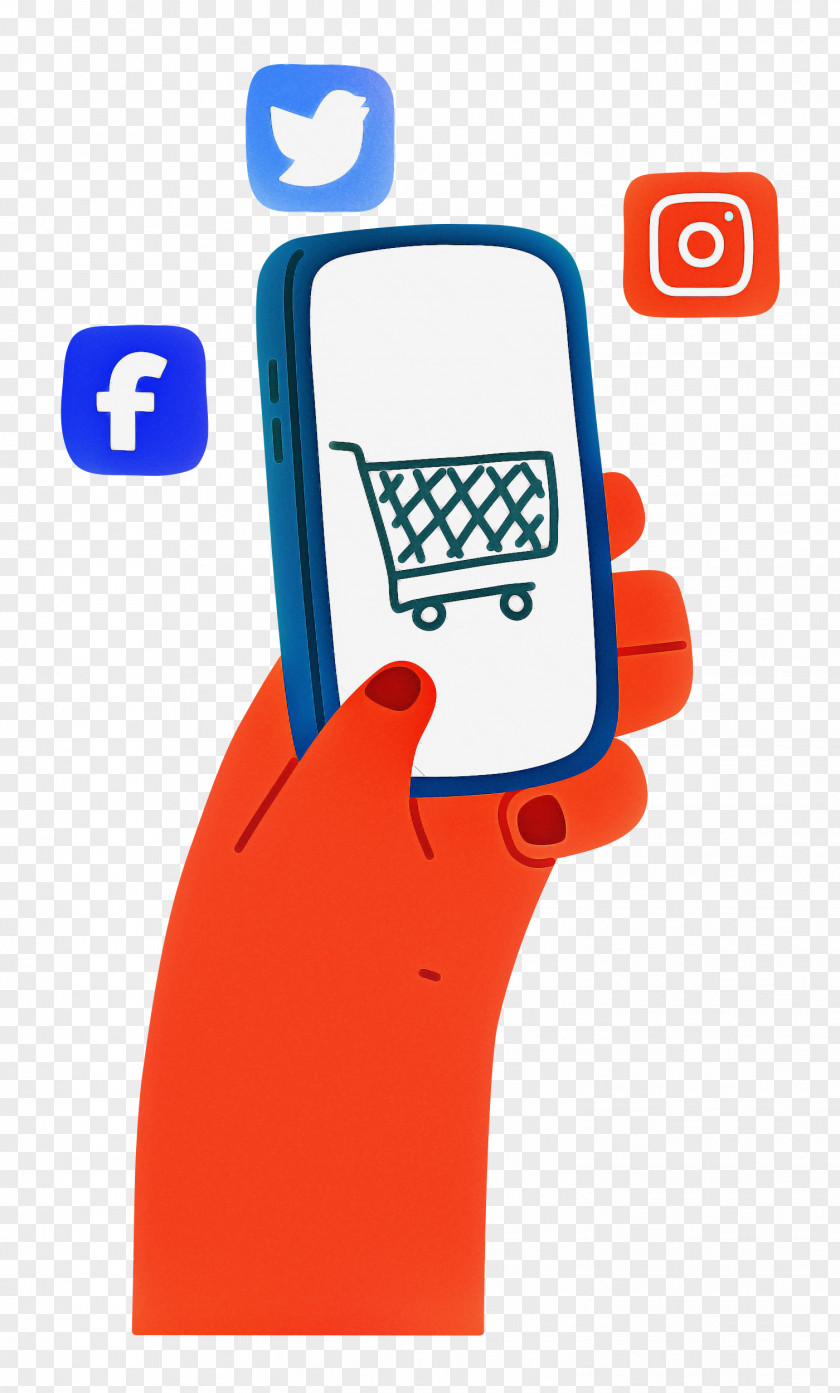 Shopping Mobile Hand PNG