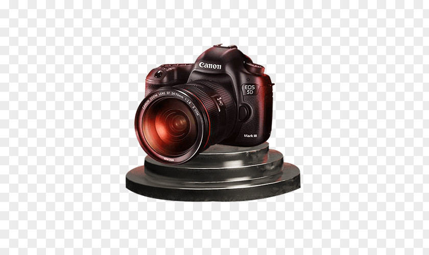 SLR Camera Canon EOS 5D Mark III 6D Digital Lens PNG