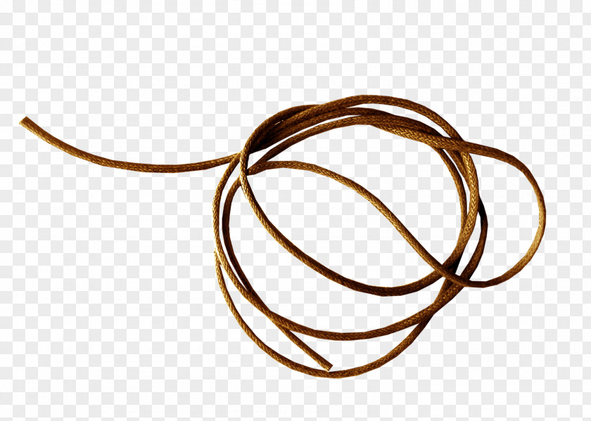 Beautiful Golden Rope Gold Material PNG