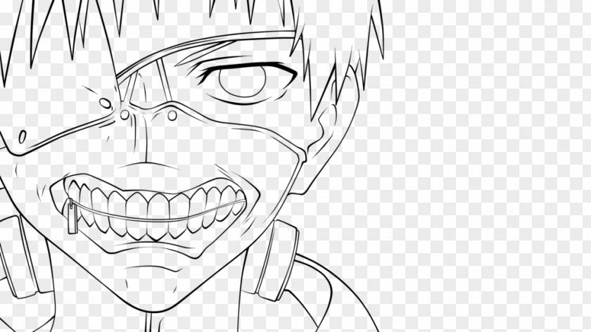 Ghoul Line Art Tokyo Drawing Sketch PNG