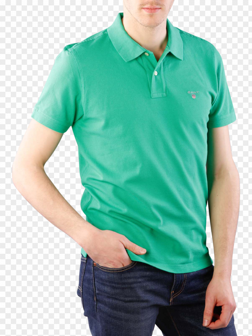 Polo Shirt T-shirt Gant Piqué Collar PNG