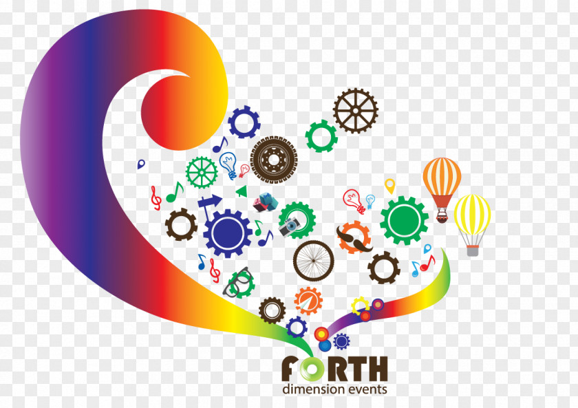 Put A Forth Dimension Events Logo Brand PNG