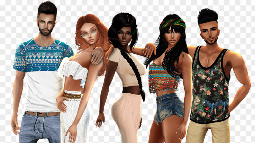 All Girls IMVU Virtual World Avatar Game Online Chat PNG