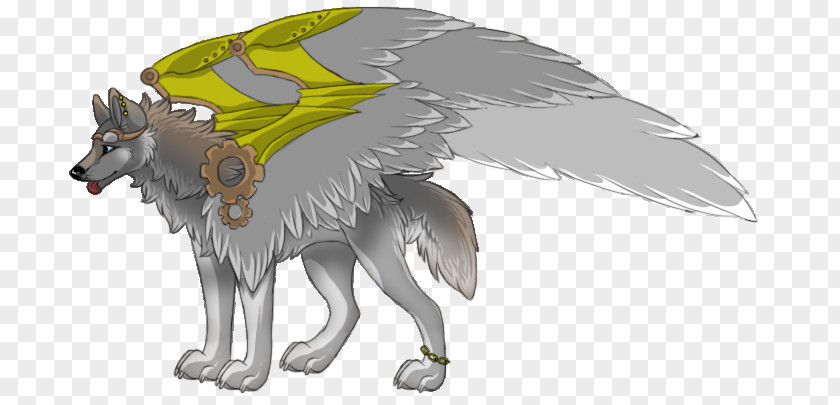 Awesome Wolf Drawings Tell Canidae Dog Dragon Steampunk Mammal PNG