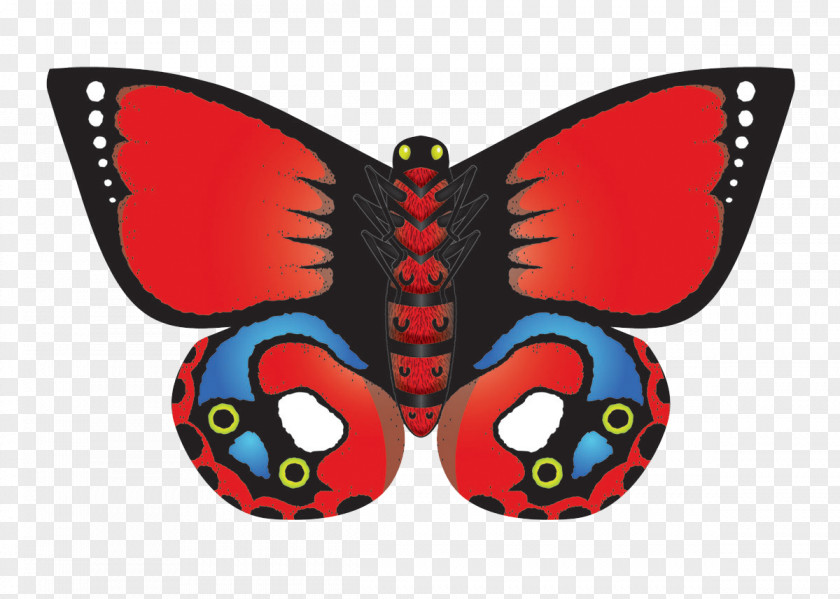 Butterfly Monarch Kite Ripstop Nylon PNG