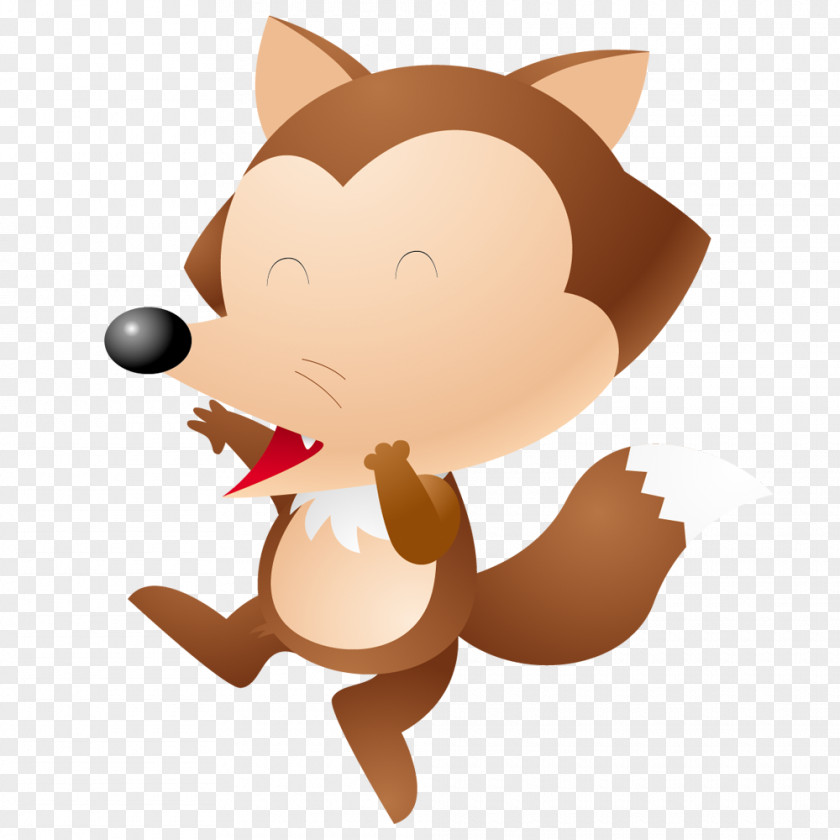 Little Fox Cartoon Image Vector Graphics Illustration PNG