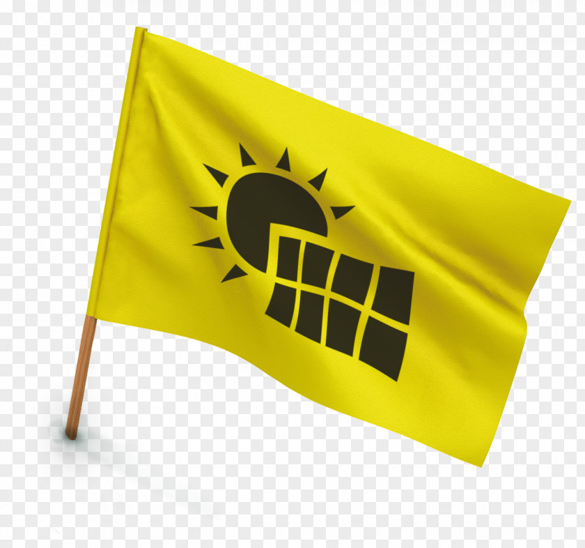 Photovoltaic Brand Flag PNG