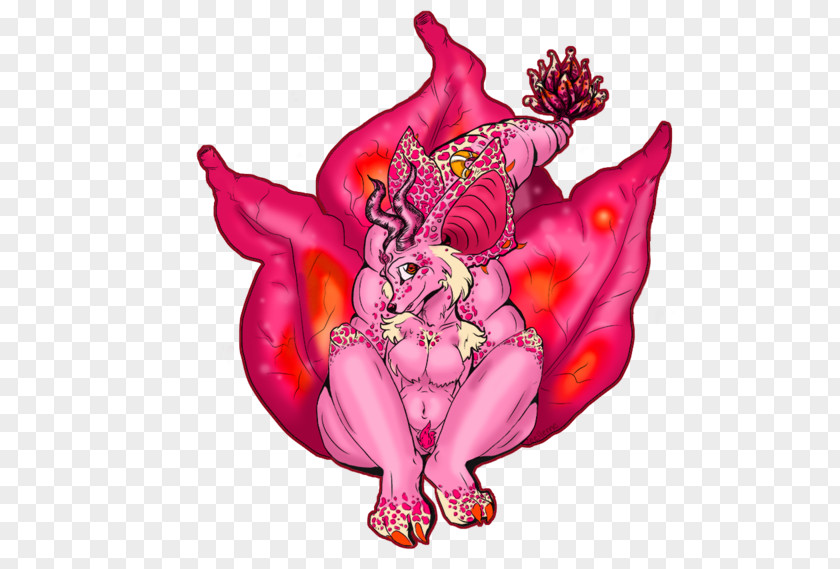 Adult Legendary Creature Cartoon Magenta Supernatural PNG