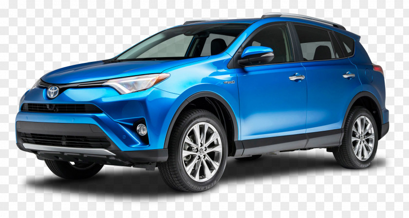 Blue Toyota RAV4 Hybrid Car 2017 2018 2016 PNG