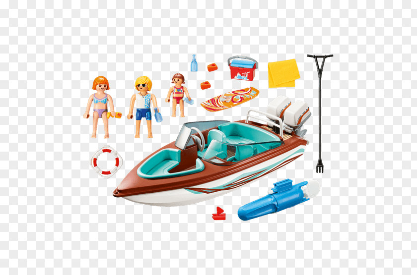 Boat Playmobil Personal Watercraft With Banana 6980 Underwater Motor 5159 Boats PNG