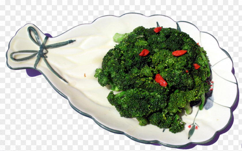 Fried Broccoli Pull Material Free Vegetarian Cuisine PNG