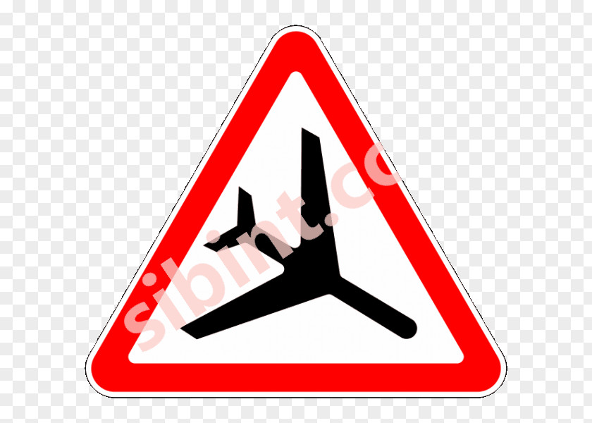 Airplane Traffic Sign Warning Code PNG