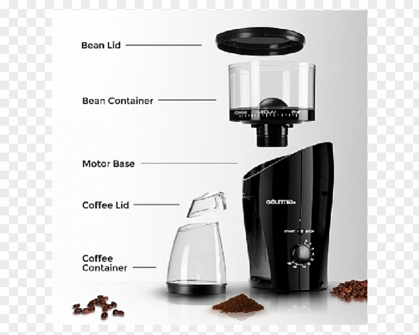 Burr Mill Coffeemaker Espresso Grinding Machine PNG
