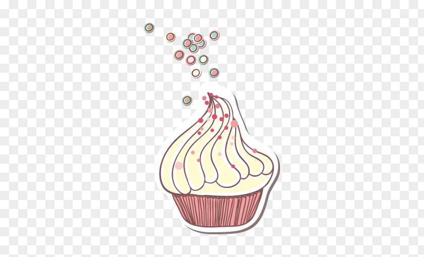 Cake Cupcake Cream Drawing PNG