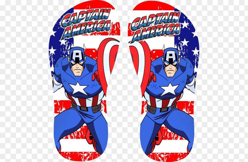 Captain America T-shirt Hulk Flip-flops PNG