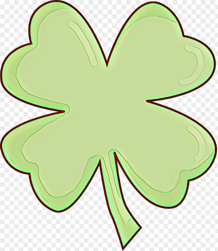 Clover Plant Green Leaf Background PNG