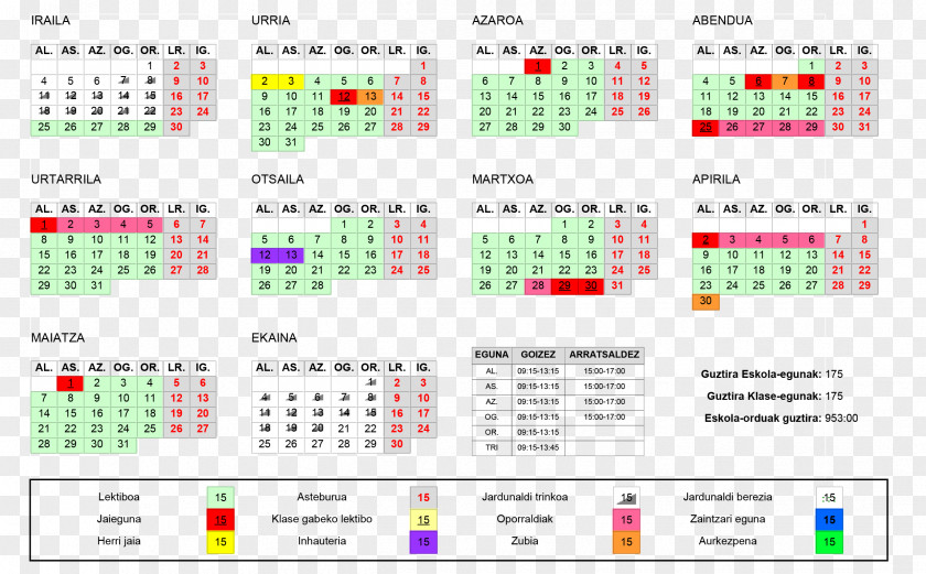 Espainiako Hizkuntzak Calendar 0 1 2 M PNG