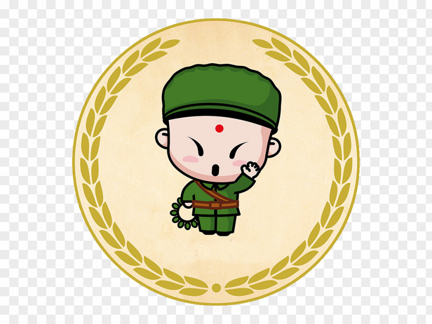 Green Military Uniform Cartoon Soldier Drawing Illustration PNG