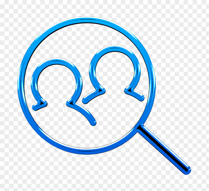 Symbol Users Icon Magnifying Glass People Search PNG